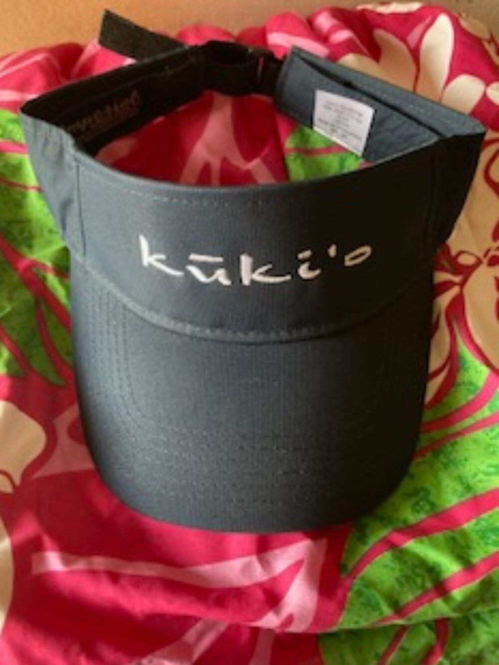 KUKIO HAWAII PRIVATE BEACH & GOLF CLUB VISOR HAT BIG ISLAND EXCLUSIVE RESORT XLT